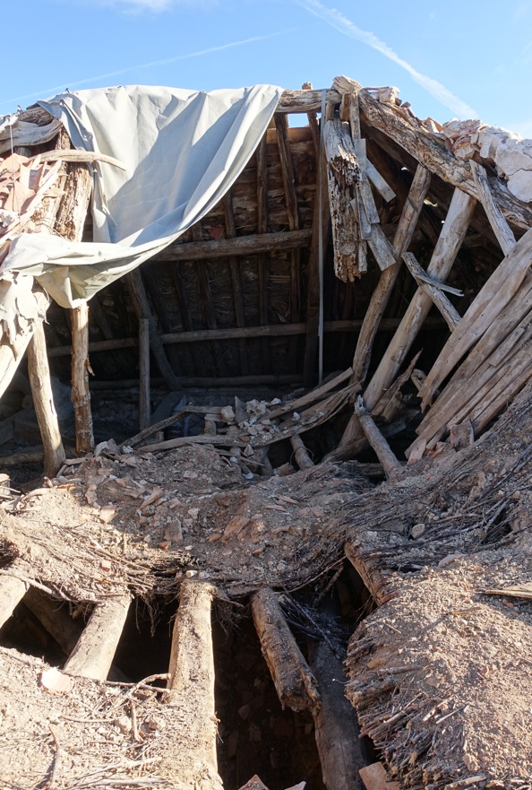 ermita de pezuela de las torres antes de restaurar cubierta