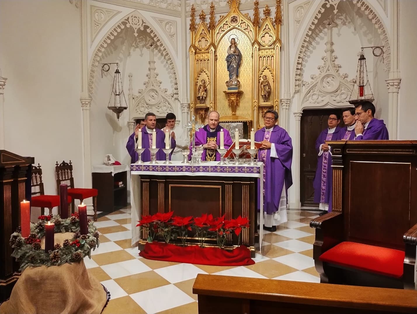 eucaristia mons prieto lucena seminario alcala henares navidad 2023