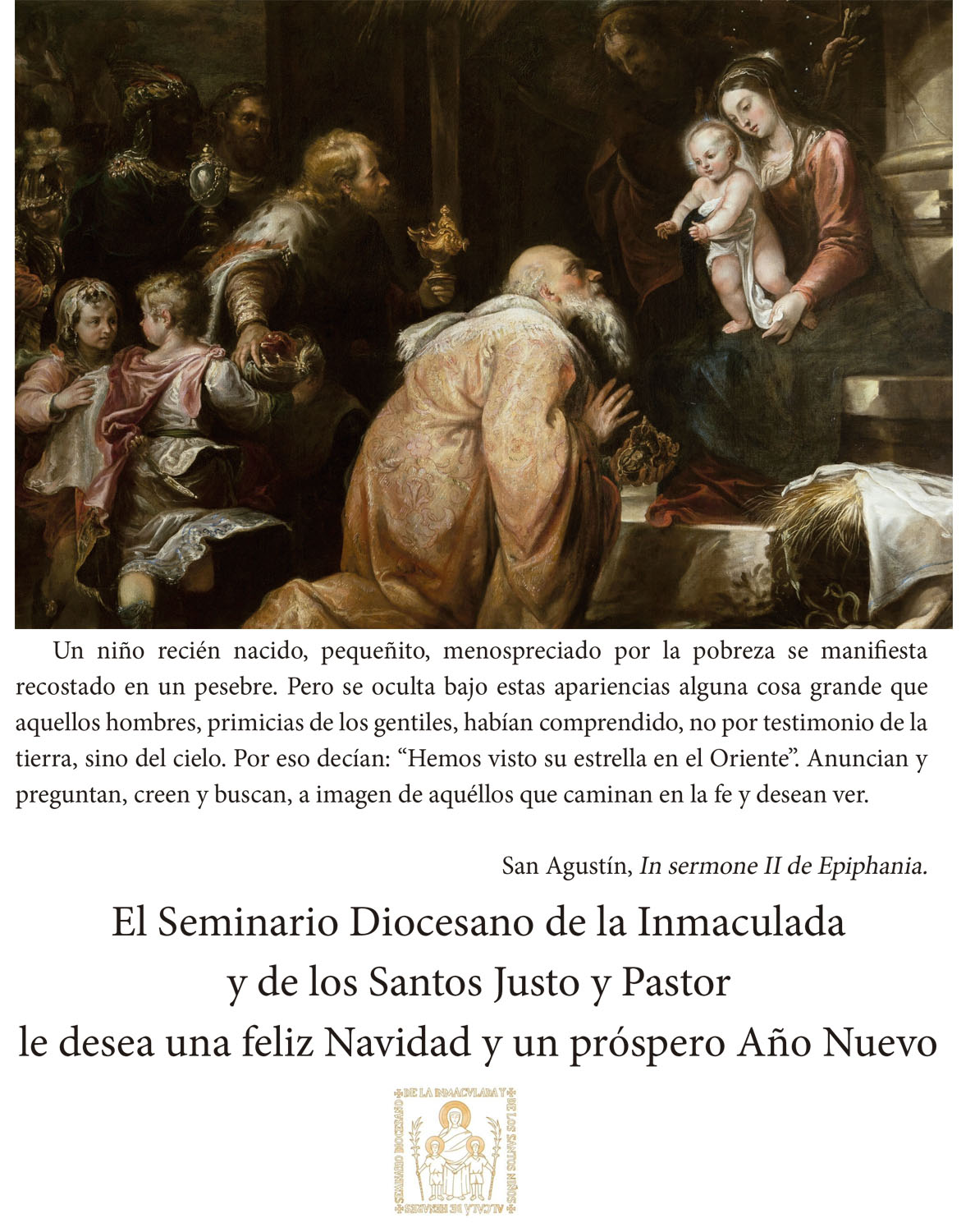 felicitacion navidad 2023 seminario diocesano alcala henares