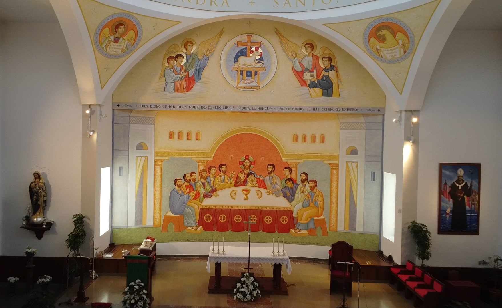 Última Cena en la parroquia Santo Tomás de Villanueva, en la diócesis de Alcalá